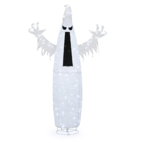 5.9ft Pop-up Ghost 160LED Lighted Outdoor Halloween Decorations