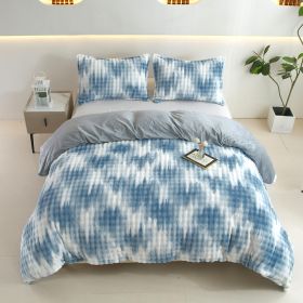 Reversible Faux Rabbit Fur Duvet Cover Set With Camo & Gradient Boho Design, Ultra Soft, Hypoallergenic, Plush Luxury Bedding For All-Season Comfort,