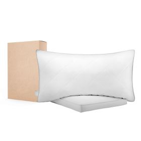 VEVOR Bed Pillows for Sleeping, Set of 2, King Size Luxury Quality Hotel Pillows with Original Down Alternative Filling, Supportive and Fluffy