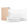 Bed Pillow for Sleeping, King Size Luxury Quality Hotel Pillow with Memory Foam Fill, Supportive & Adjustable, Includes Natural Firber Pillowcase