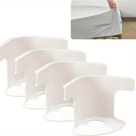 "No-Slip Bed Sheet Clips - Heavy Duty Sheet Holders for Corners, Fits All Mattress Types - Keep Sheets Tight & Secure"
