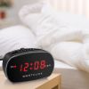 Basic Digital LED  Alarm Clock Adjustable Alarm Volume Snooze