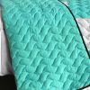[Wonderful Melody] 3PC Vermicelli - Quilted Patchwork Quilt Set (Full/Queen Size)