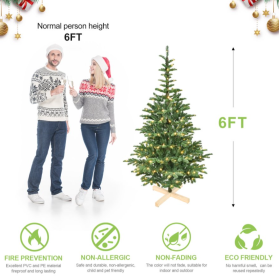 5.6.7.8.ft PE PVC Mixed Tree (Option: 6foot mixed tree)