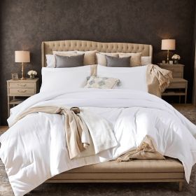 Polyester Brushed Single Quilt Core, Dot Quilting, Microfiber Filling, Suitable For All Seasons, Down Quilt Alternative, Breathable And Warm,CPC Child (Option: 263cmx229cm 4pcs)