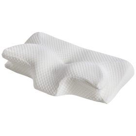 Neck Pillow, Relieving Pain In The Neck And Shoulders, Ergonomic Memory Foam Bed Pillow (Option: White 491)