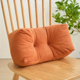 Lumbar Pillow 1PC (Color: Orange)