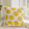 Spring Trufted Pillow Cover, 18x18 inch