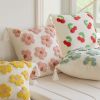 Spring Trufted Pillow Cover, 18x18 inch
