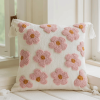 Spring Trufted Pillow Cover, 18x18 inch