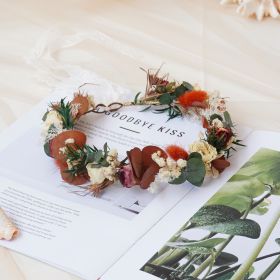 Baby Breath Crown, Dried Crown, Bride Crown, Wedding Crown, Daily Crown, Party Crown, Birthday Crown (Option: Adilt)